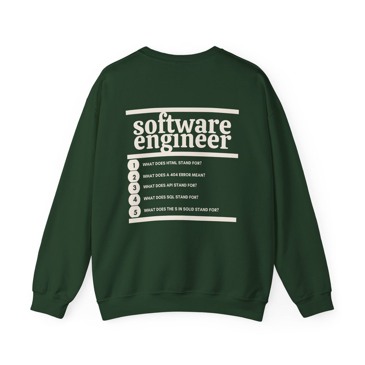 Software Engineer Work Crewneck