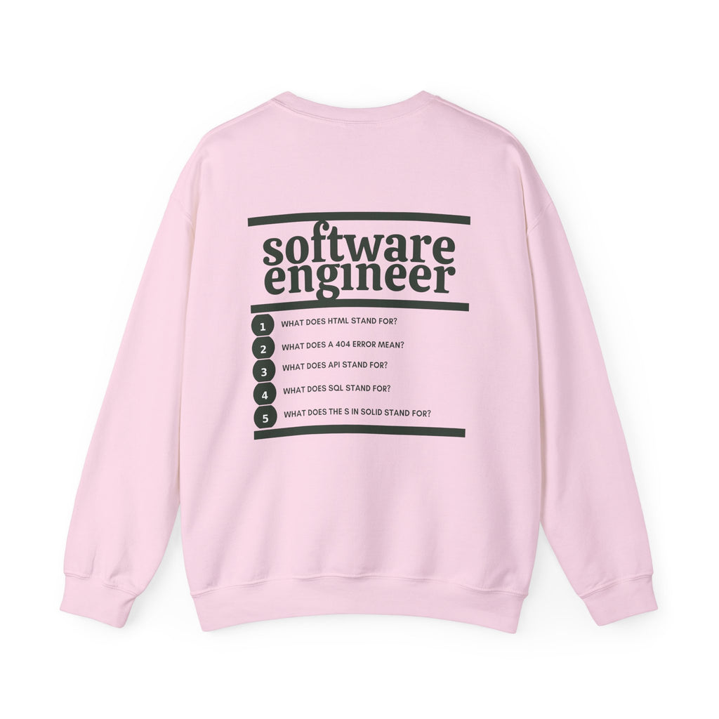 Software Engineer Work Crewneck