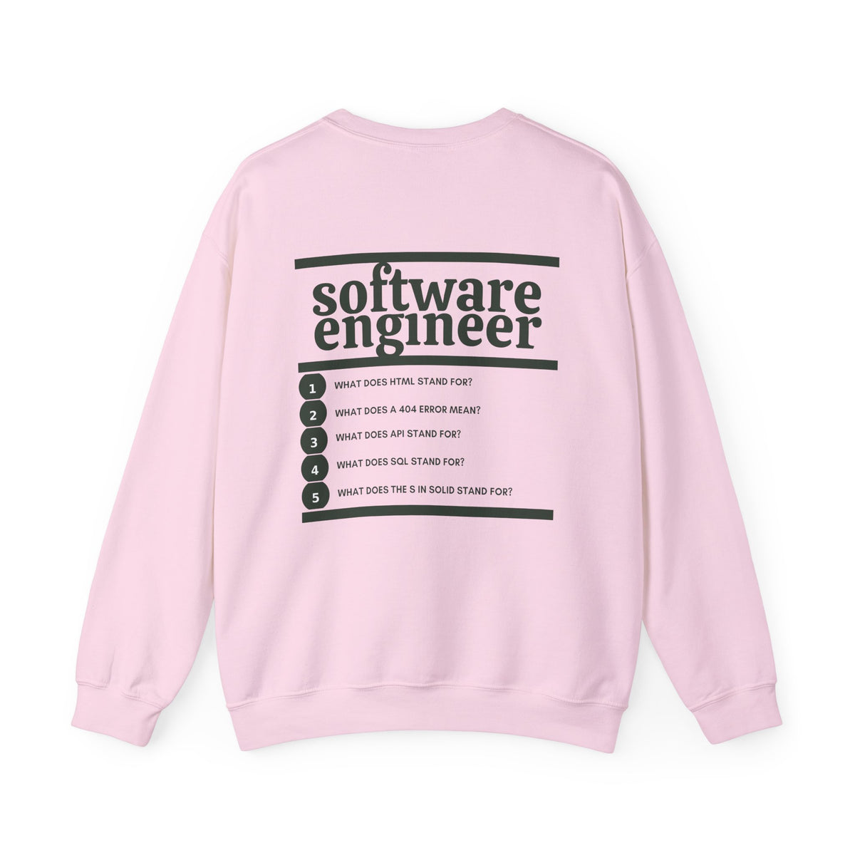 Software Engineer Work Crewneck