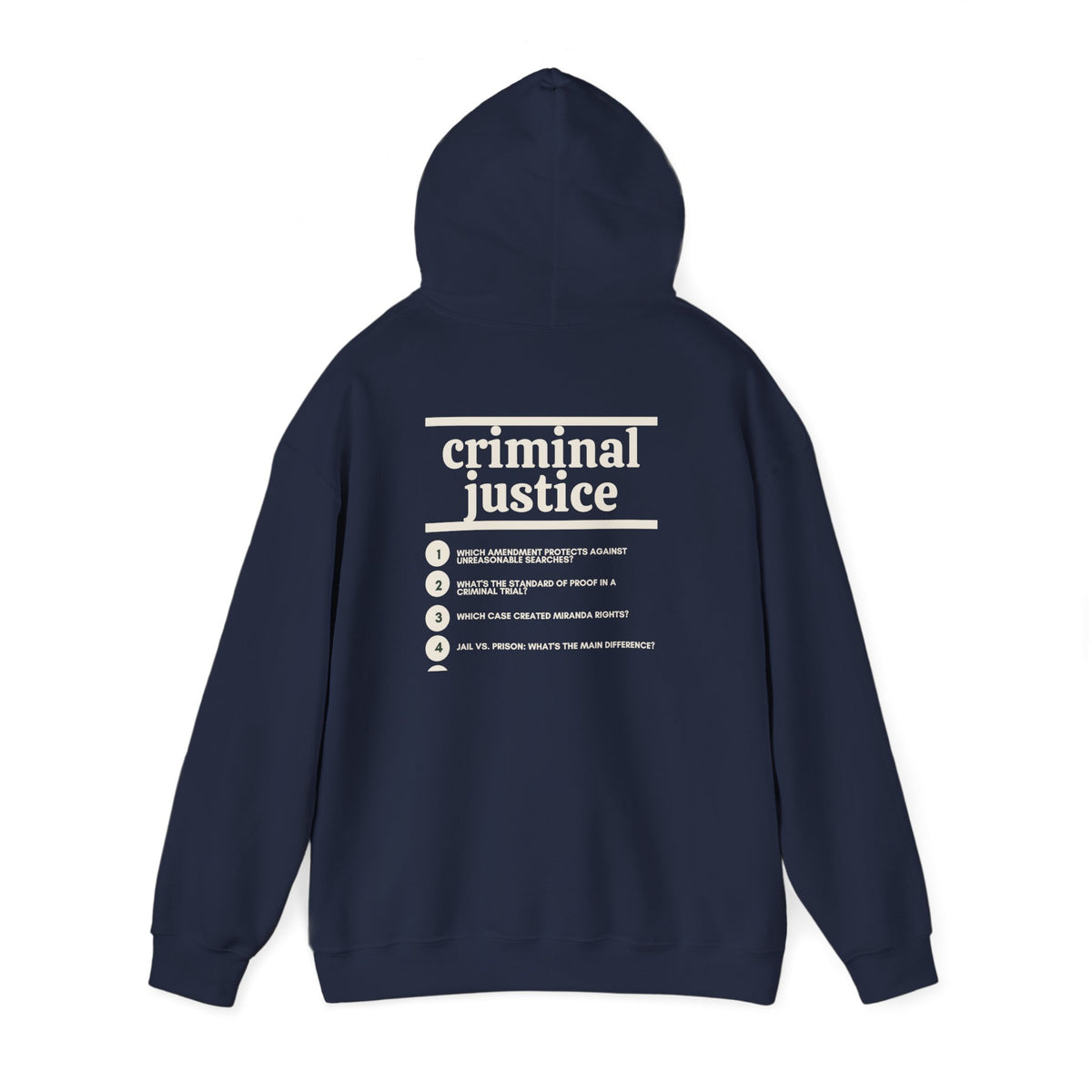 Criminal Justice Major Hoodie