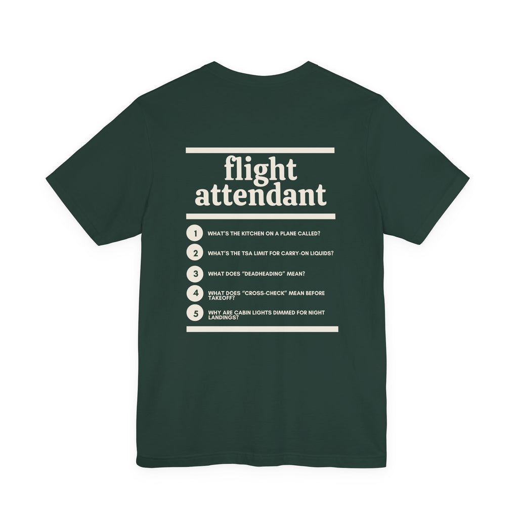 Flight Attendant Work T-Shirt