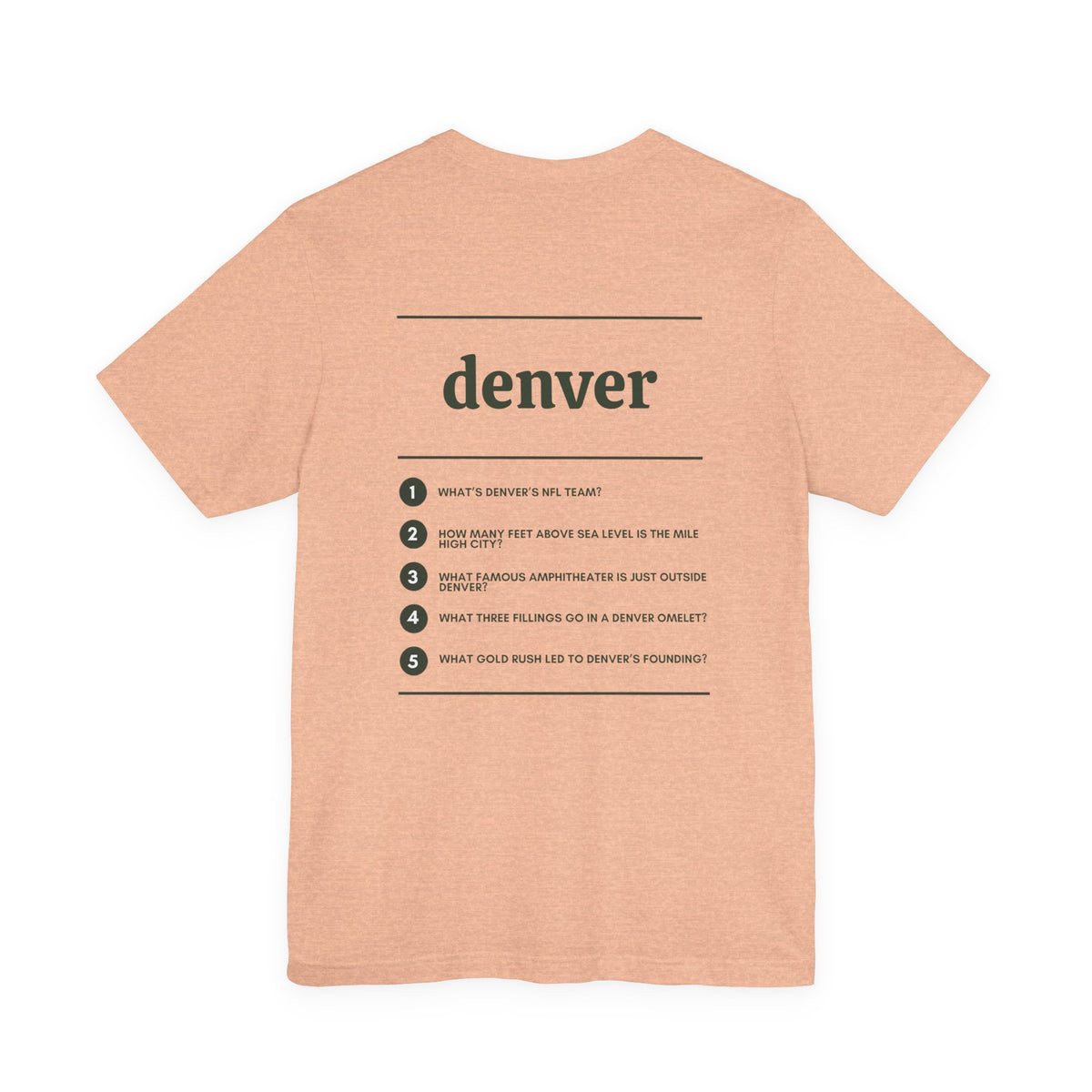 Denver Tee – Where Are You From?