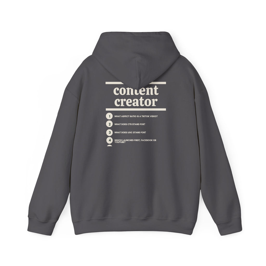 Content Creator Work Hoodie
