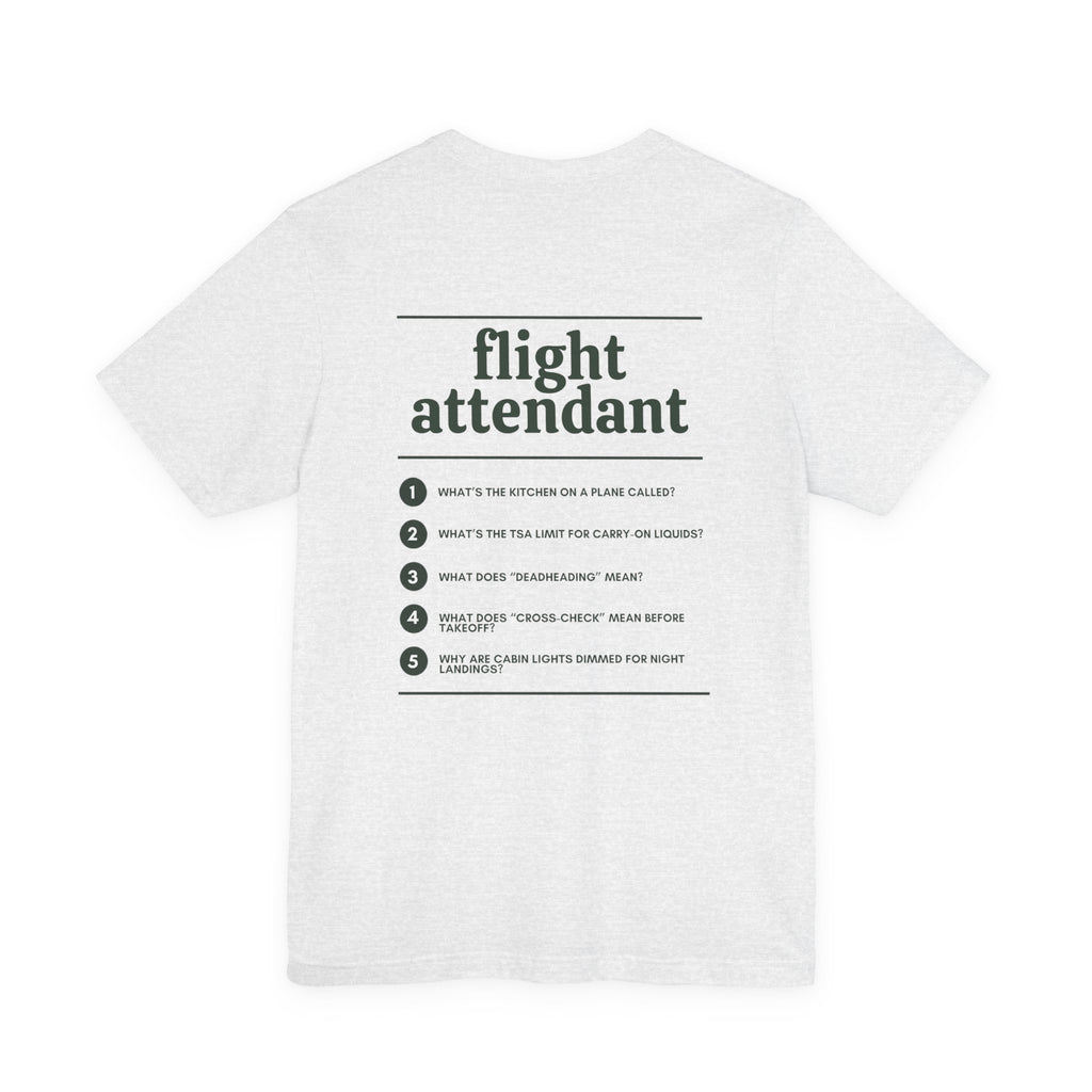 Flight Attendant Work T-Shirt