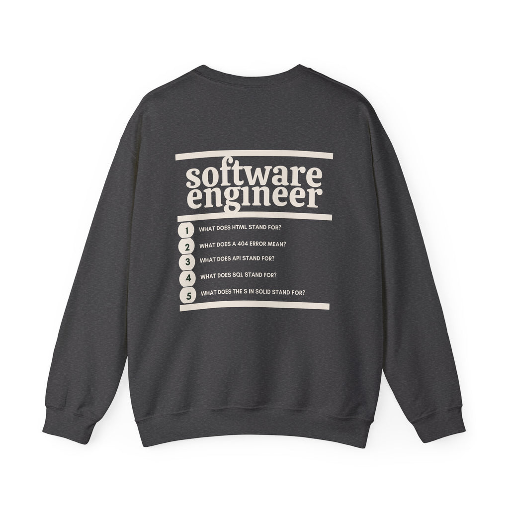 Software Engineer Work Crewneck