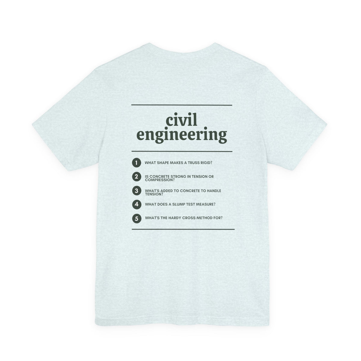 Civil Engineering Major T‑Shirt