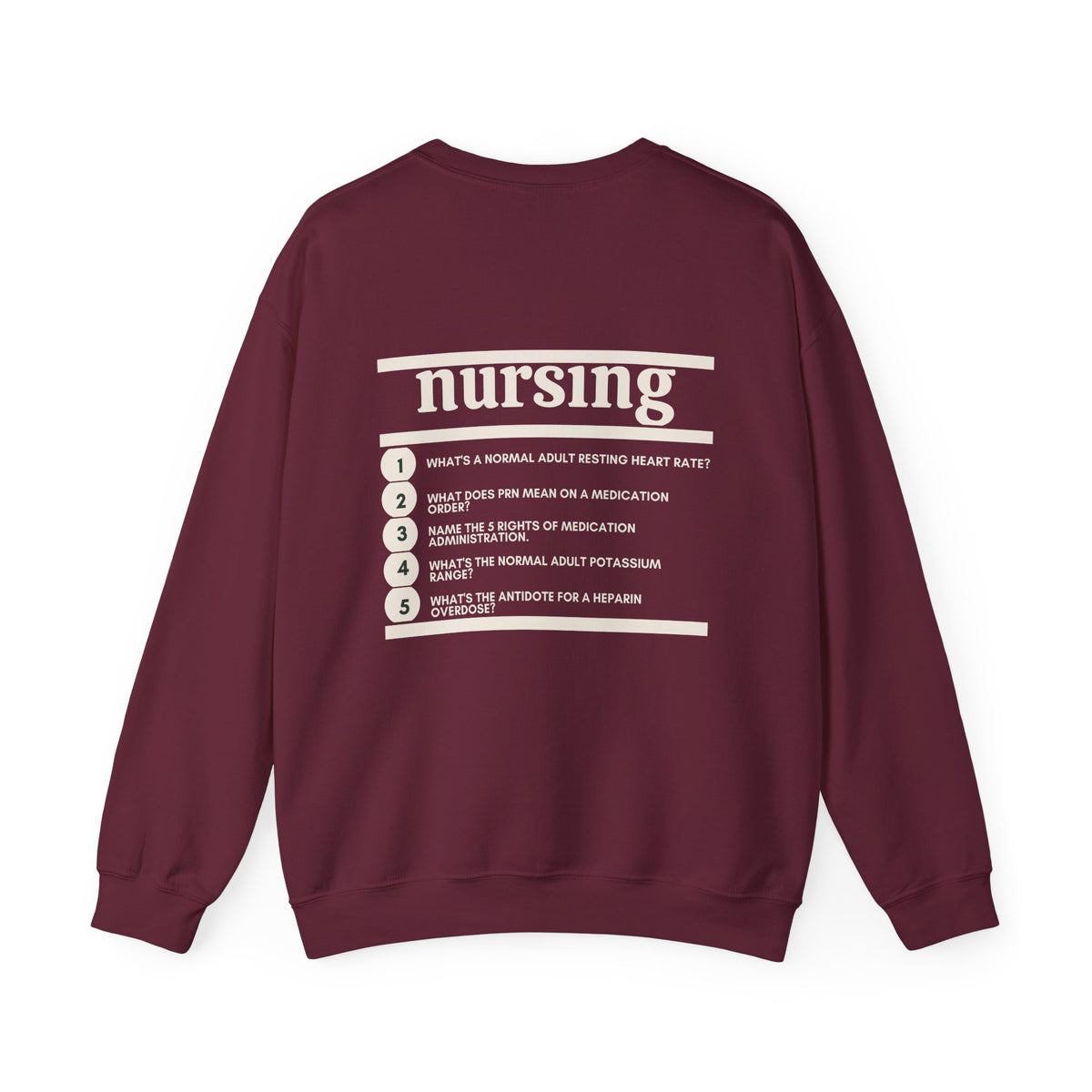 Nursing Major Crewneck