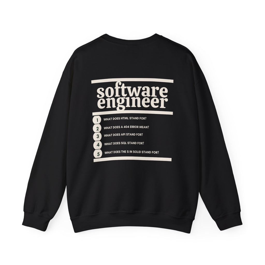 Software Engineer Work Crewneck