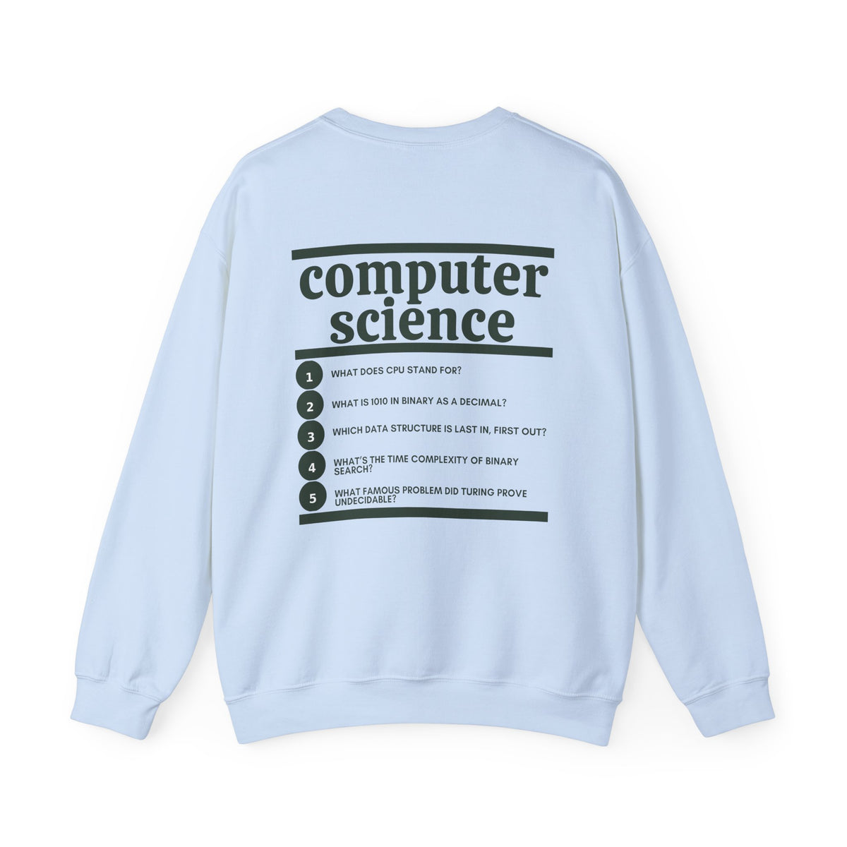 Computer Science Major Crewneck