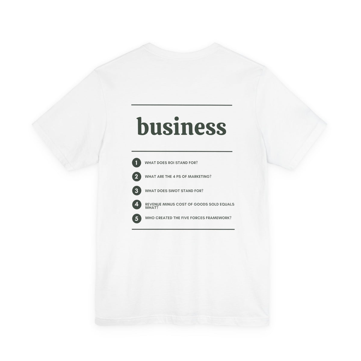 Business Major T‑Shirt