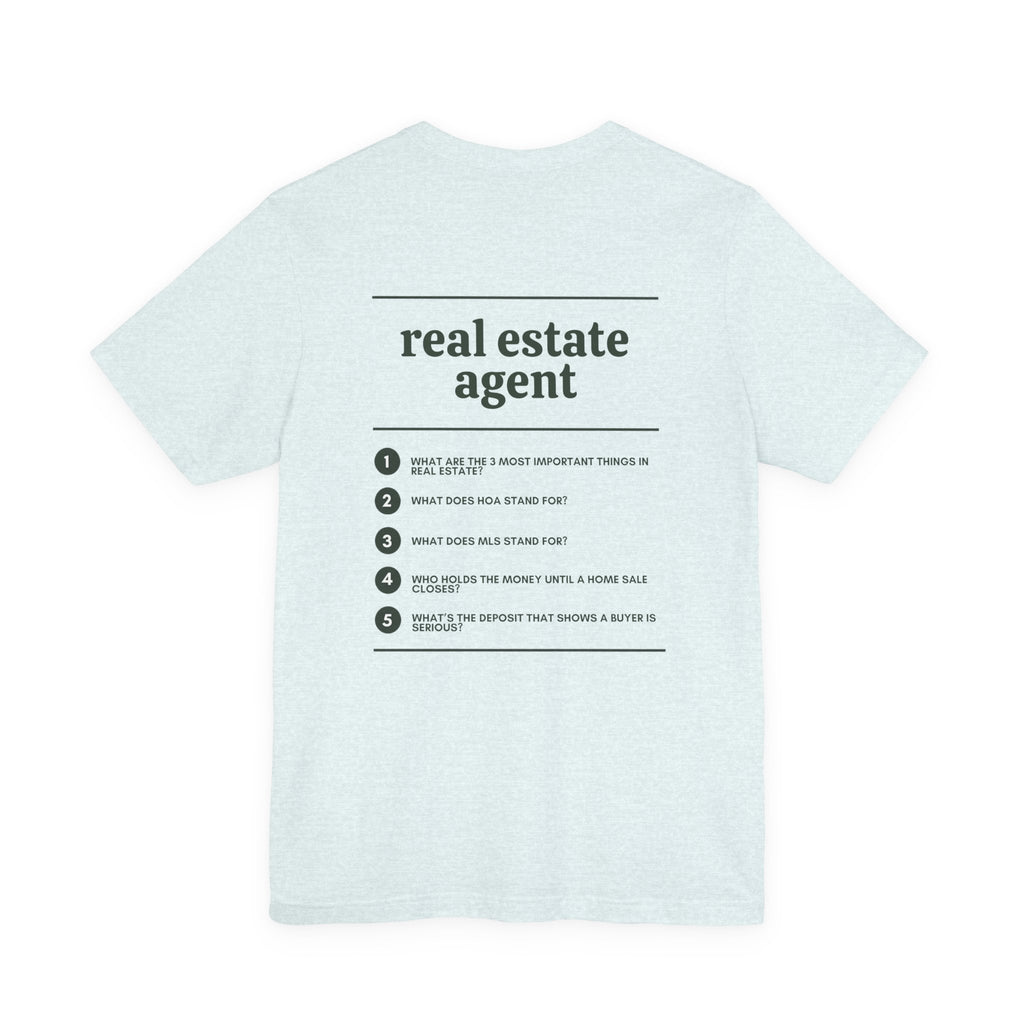 Real Estate Agent Work T-Shirt