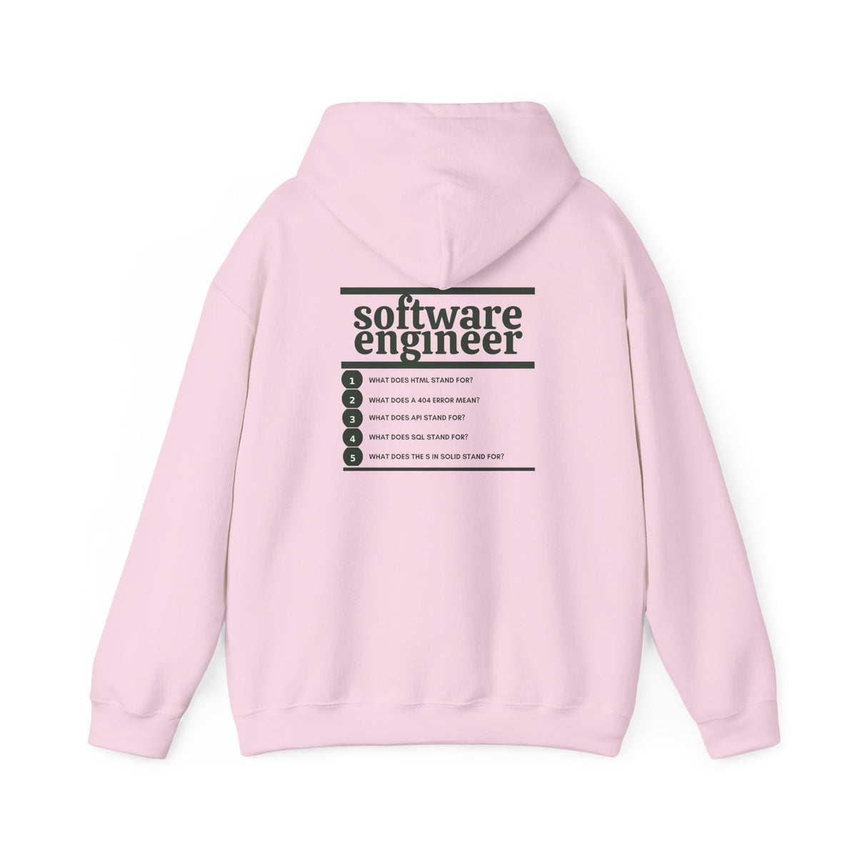 Software Engineer Work Hoodie