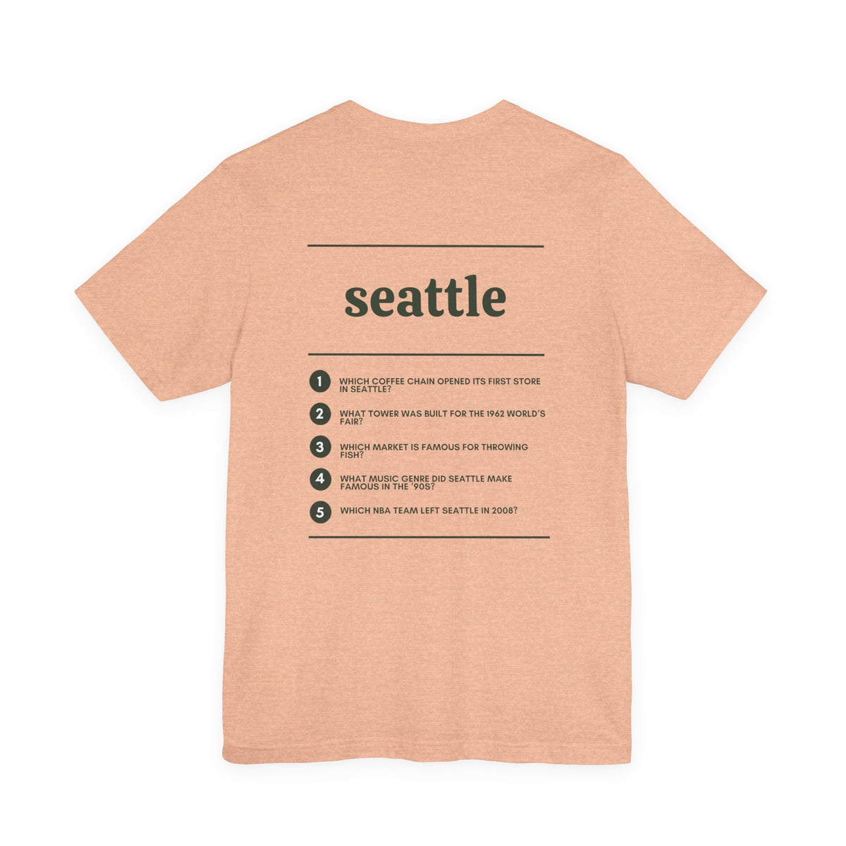 Seattle Tee – Where Are You From?
