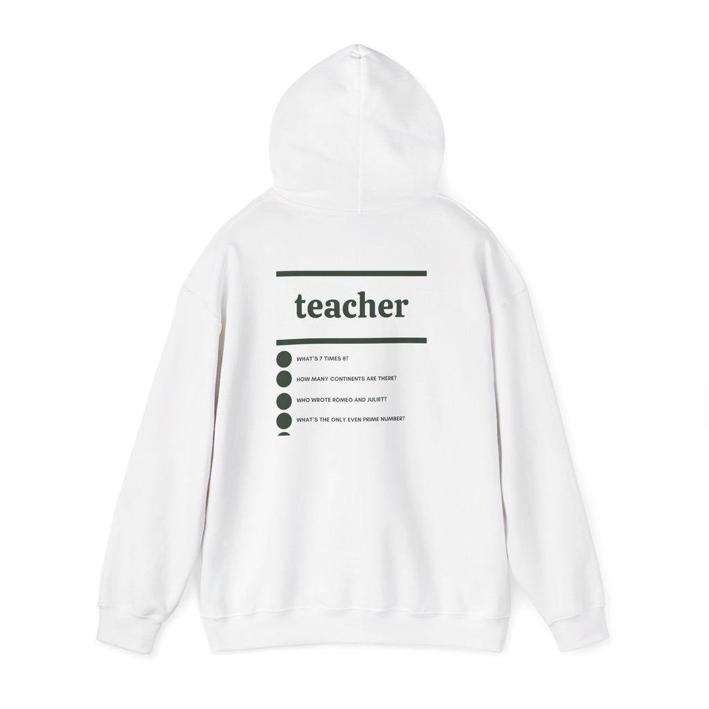 Teacher Work Hoodie