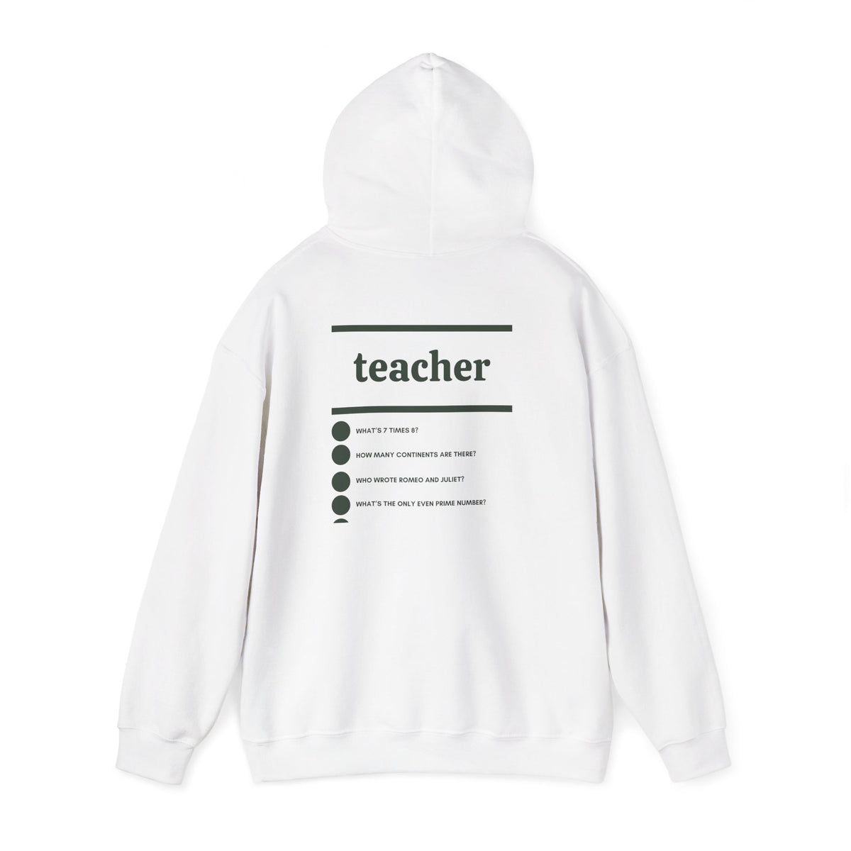 Teacher Work Hoodie