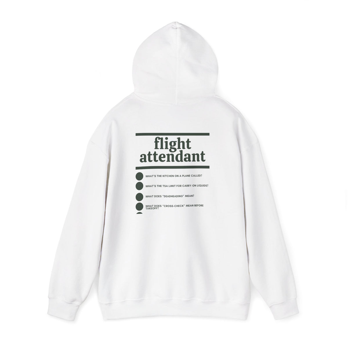 Flight Attendant Work Hoodie