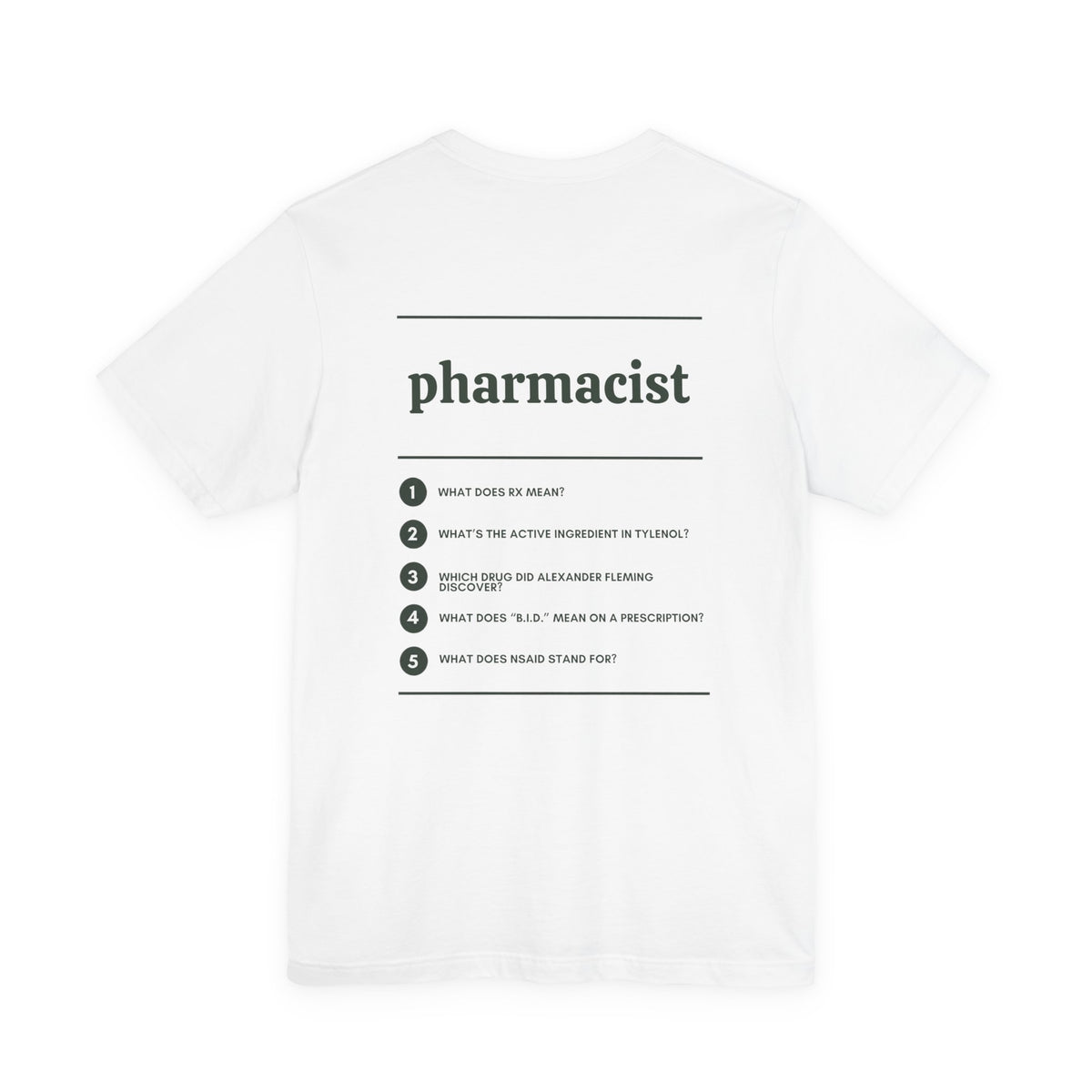 Pharmacist Work T-Shirt