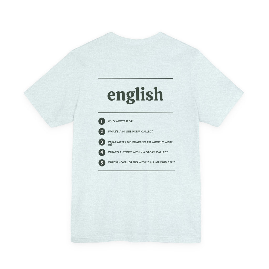 English Major T‑Shirt