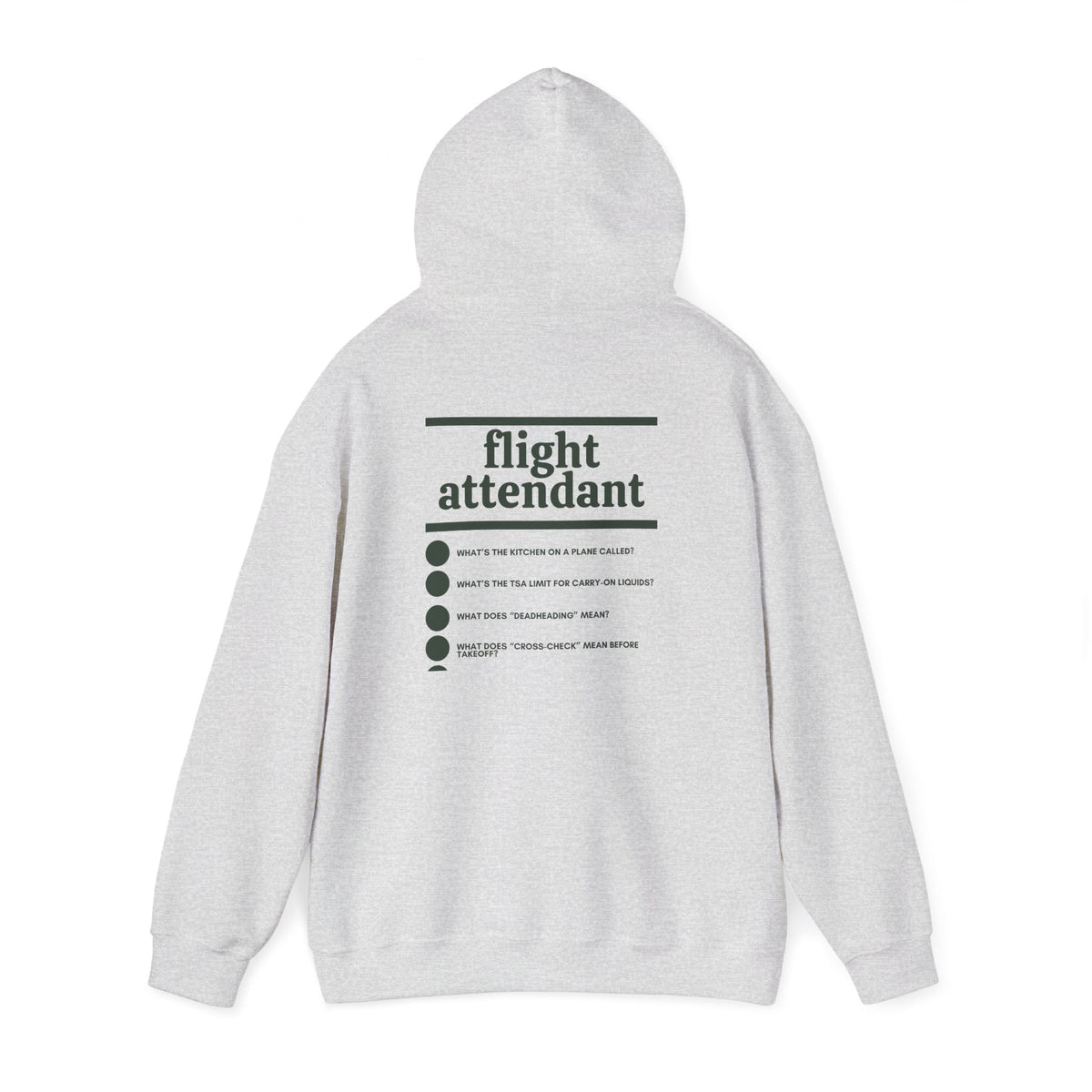 Flight Attendant Work Hoodie