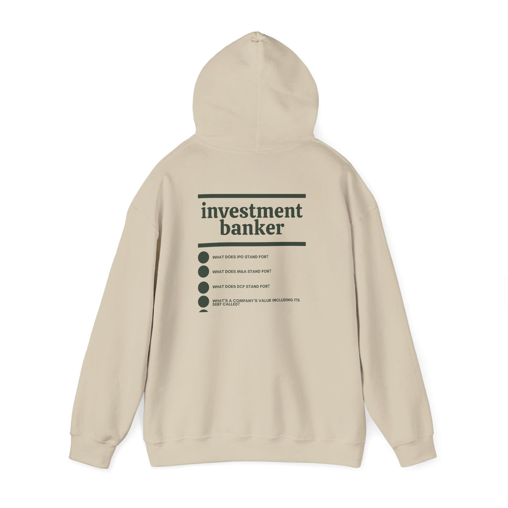 Investment Banker Work Hoodie