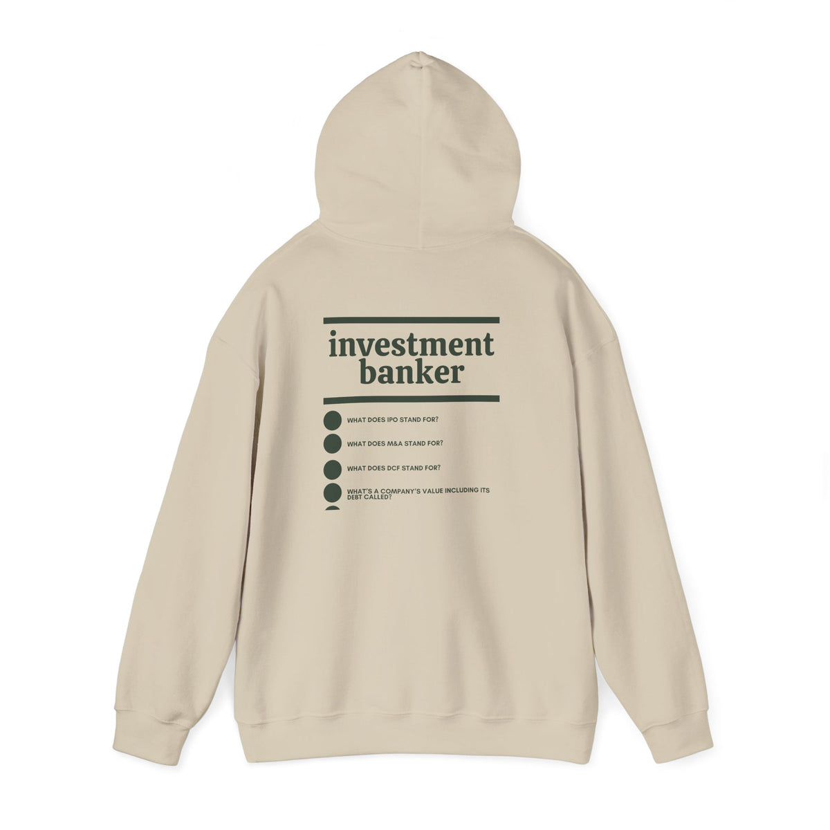 Investment Banker Work Hoodie