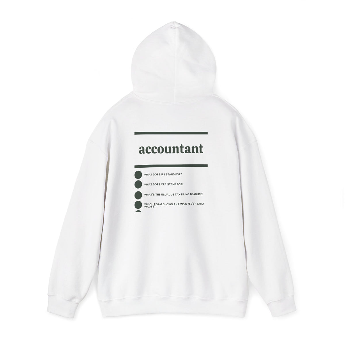 Accountant Work Hoodie