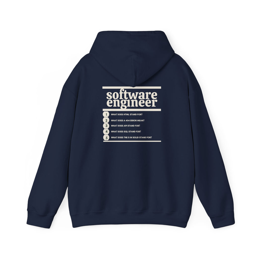 Software Engineer Work Hoodie