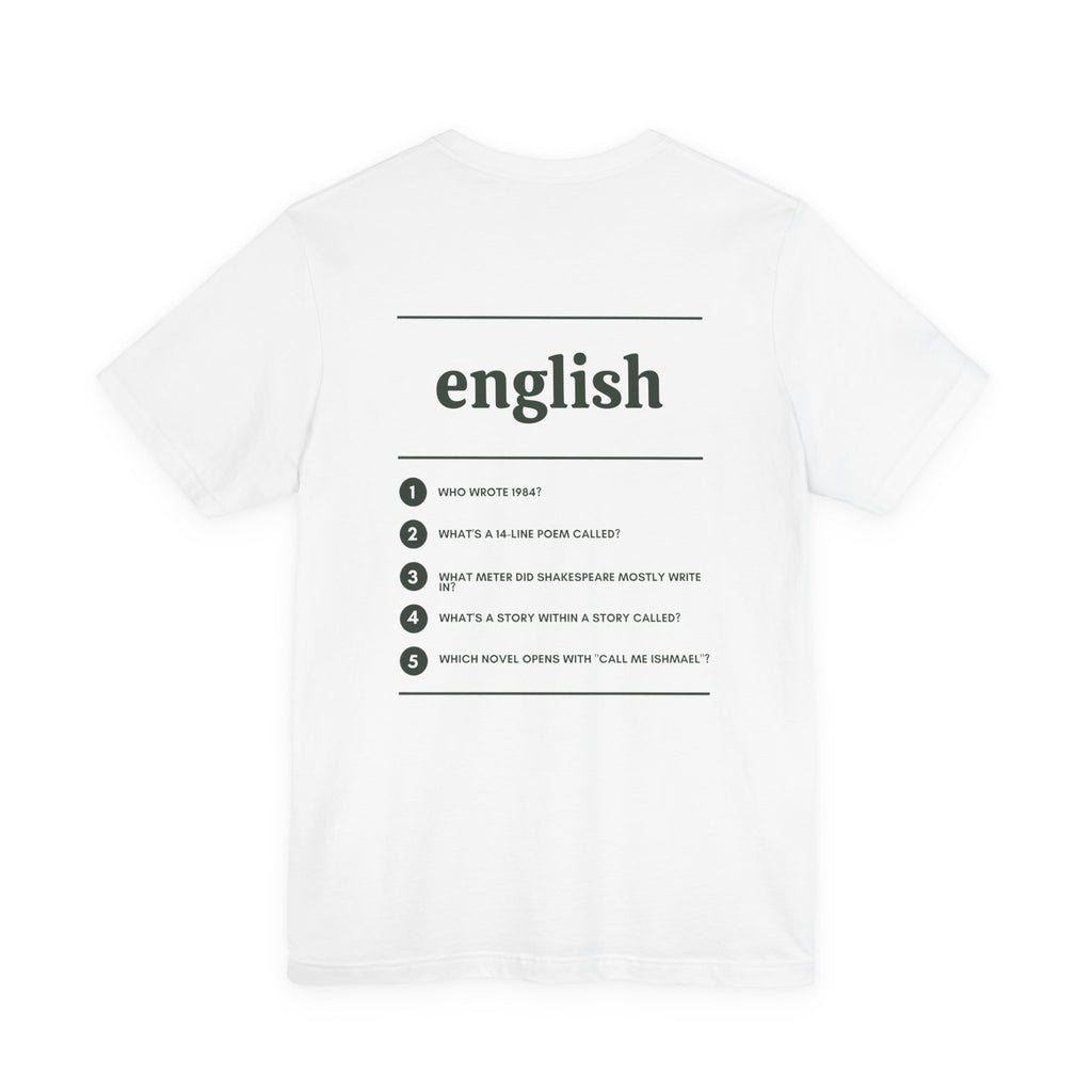 English Major T‑Shirt