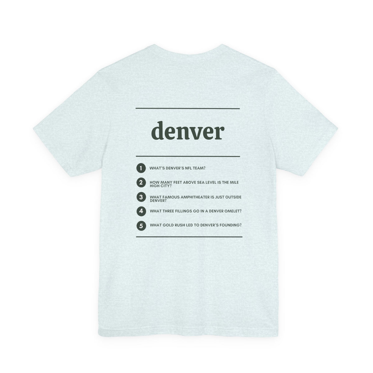 Denver Tee – Where Are You From?
