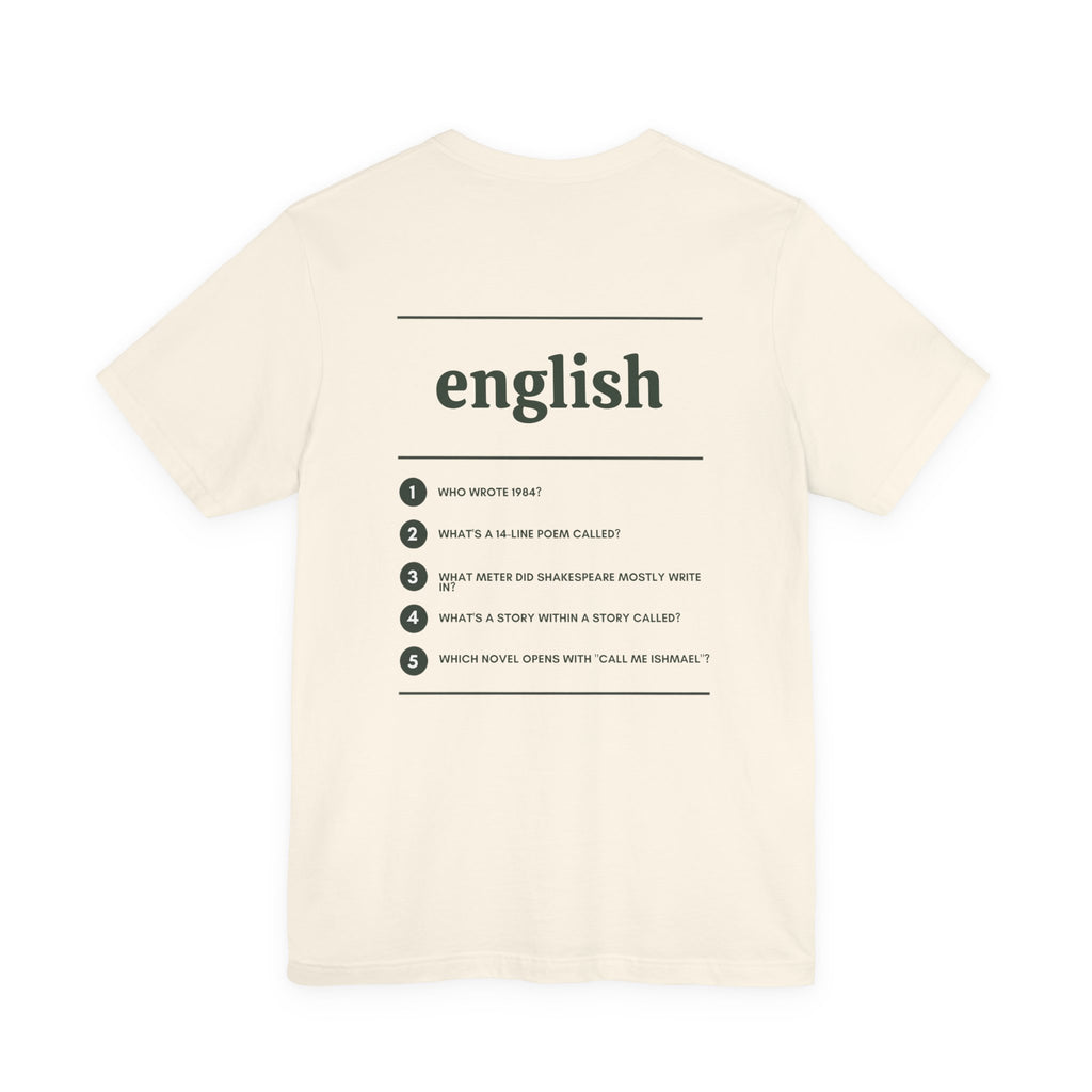 English Major T‑Shirt