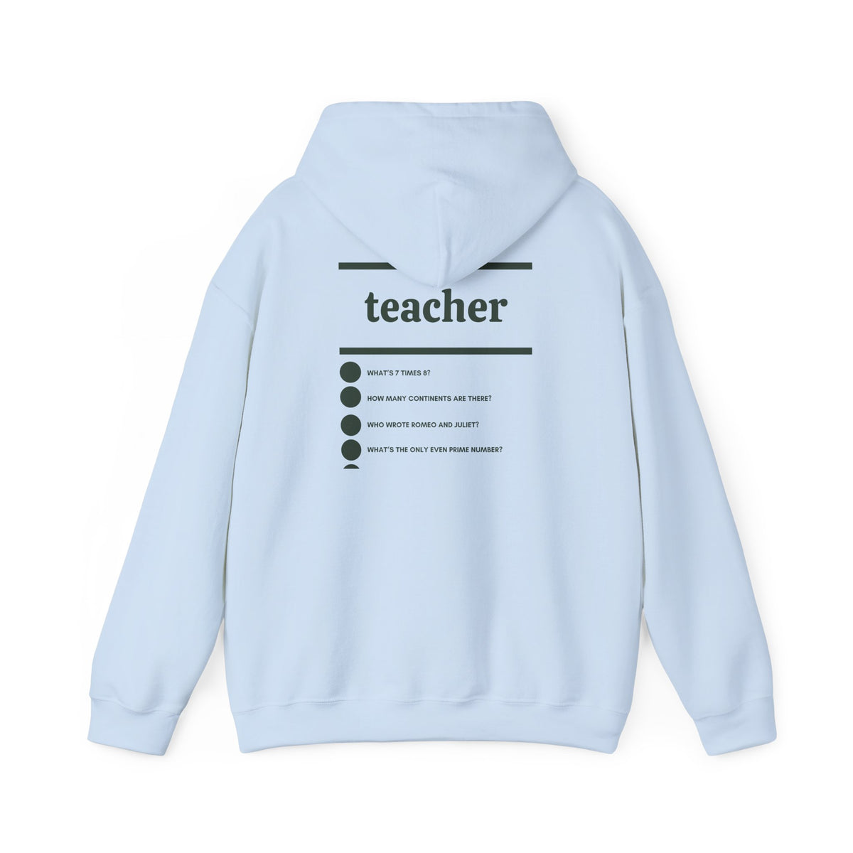 Teacher Work Hoodie
