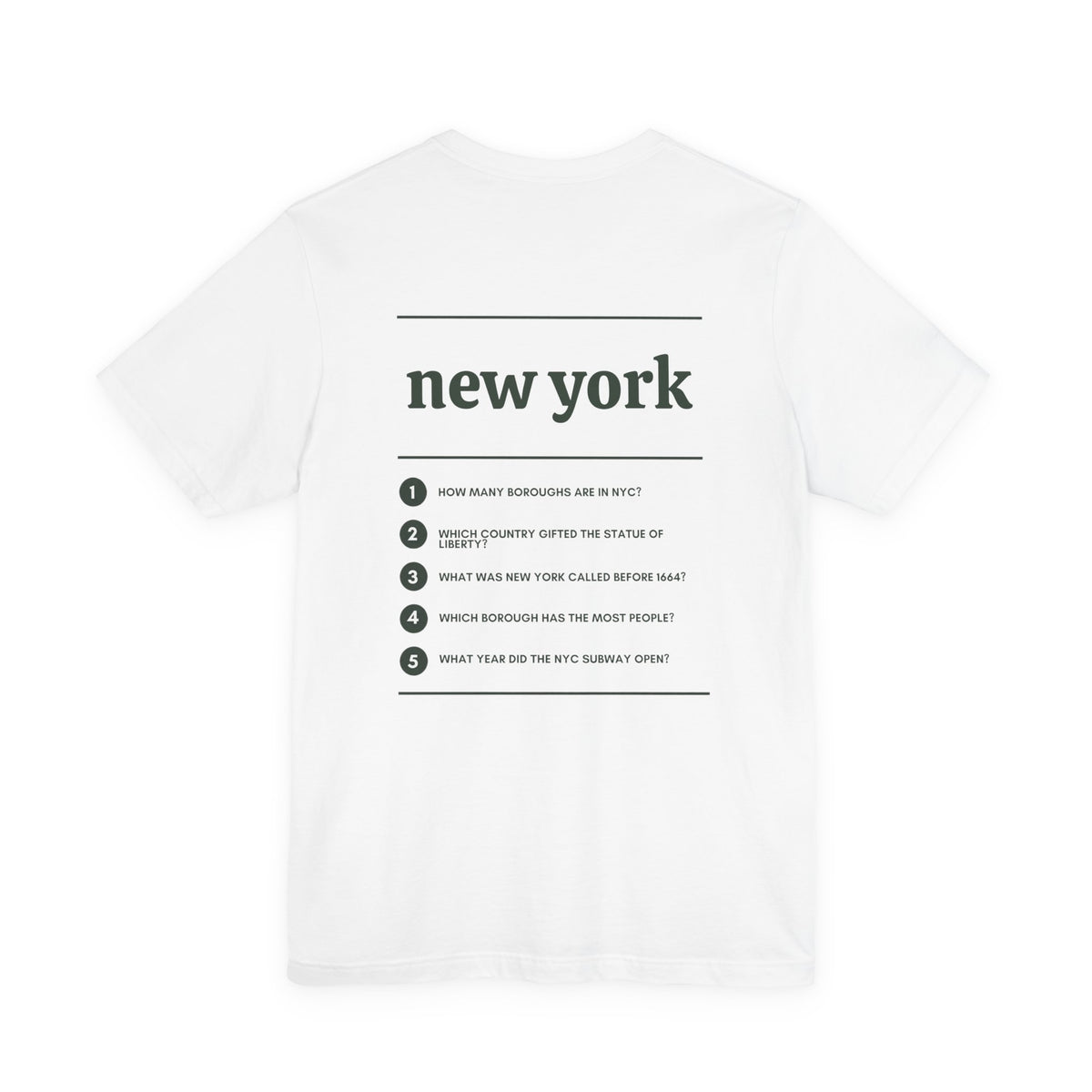 New York Tee – Where Are You From?