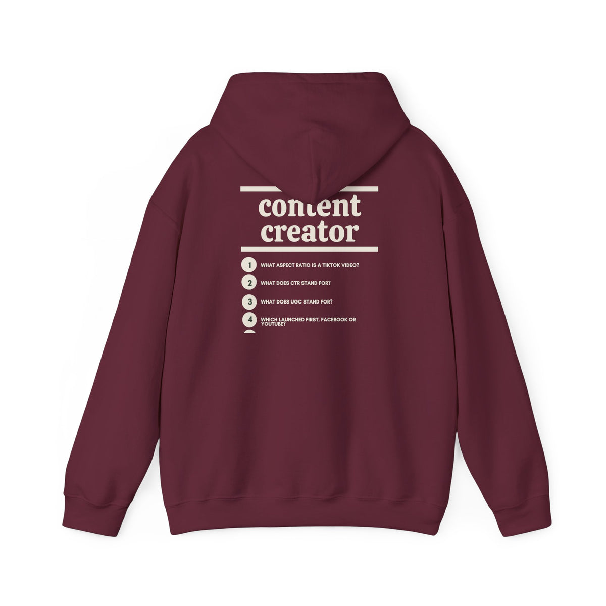 Content Creator Work Hoodie