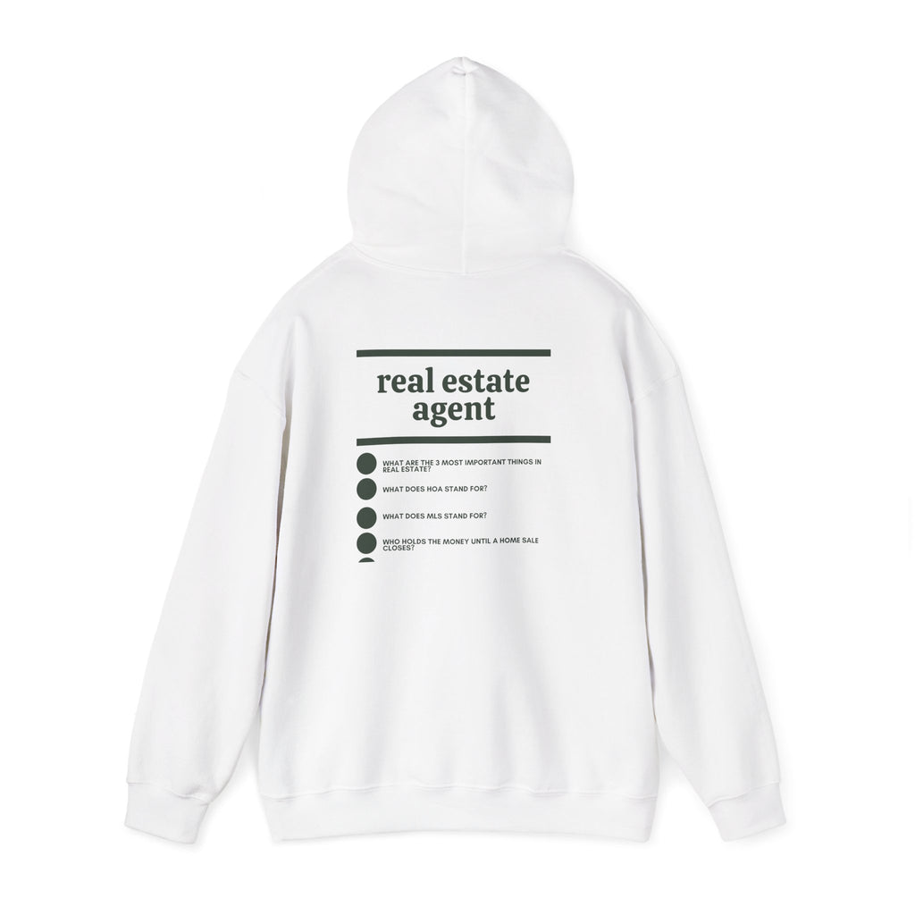 Real Estate Agent Work Hoodie