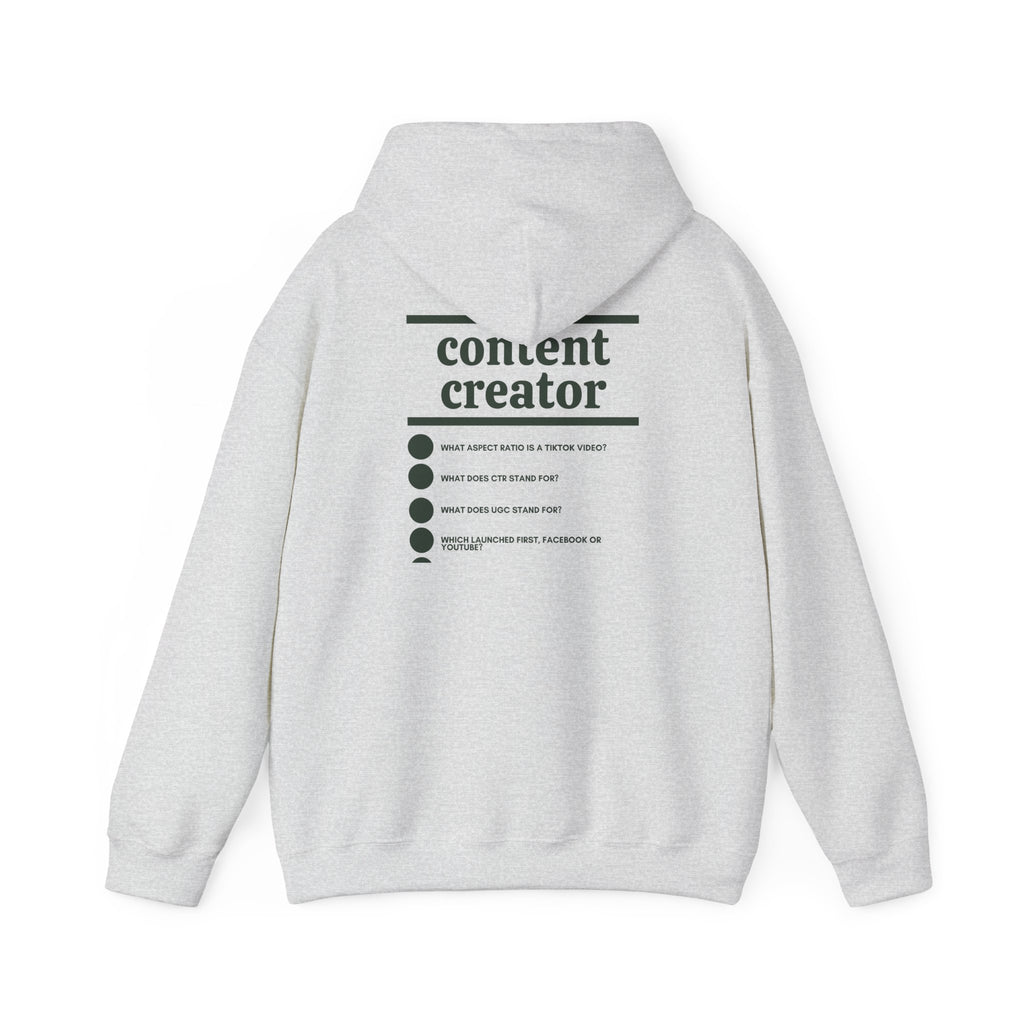 Content Creator Work Hoodie