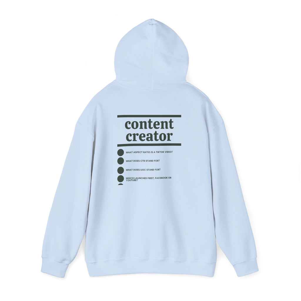 Content Creator Work Hoodie