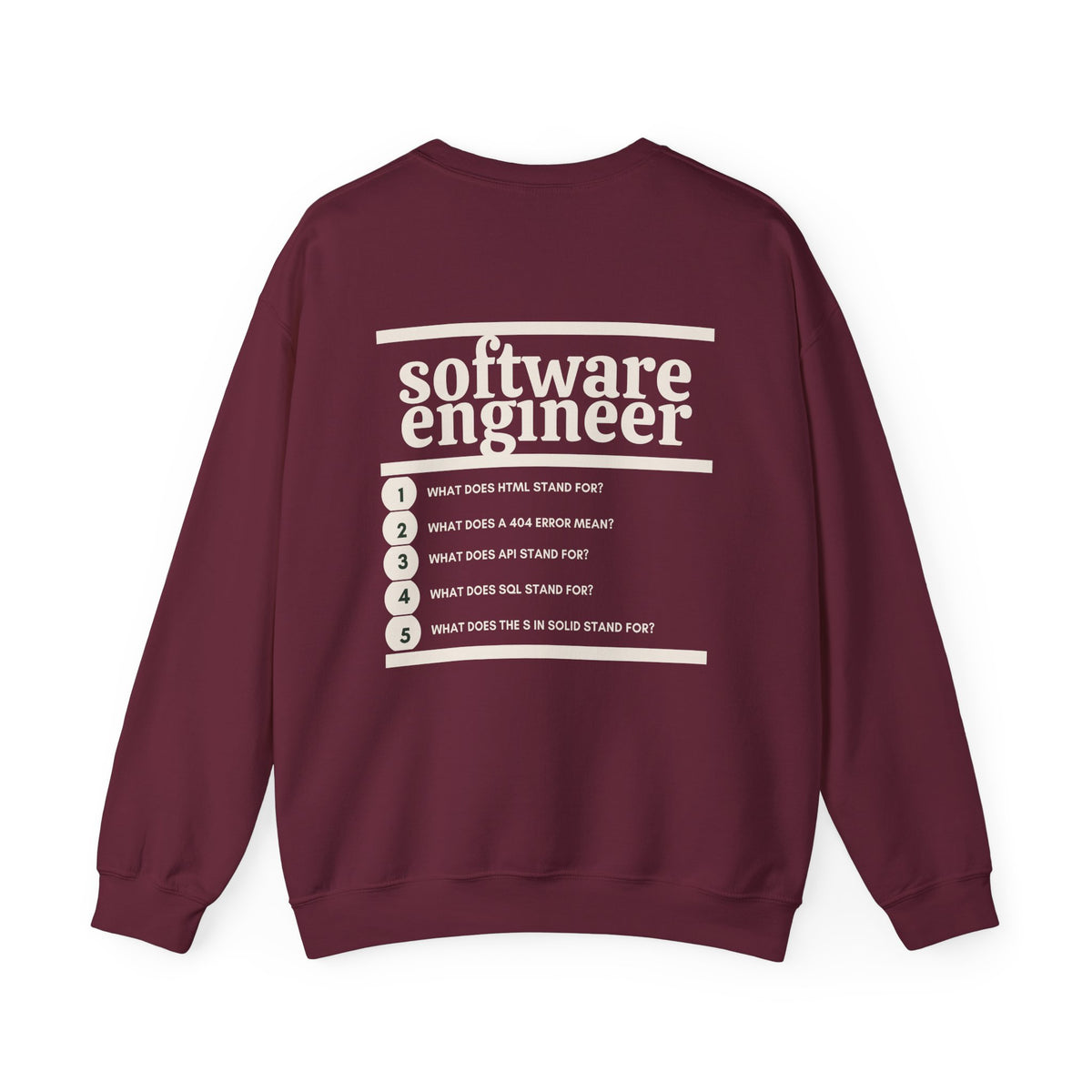 Software Engineer Work Crewneck
