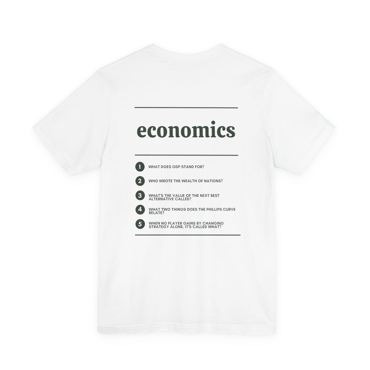Economics Major T‑Shirt