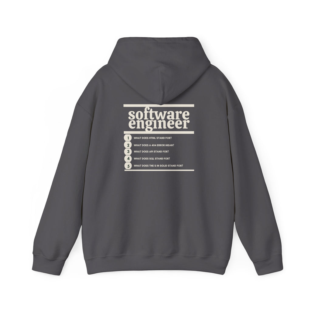 Software Engineer Work Hoodie