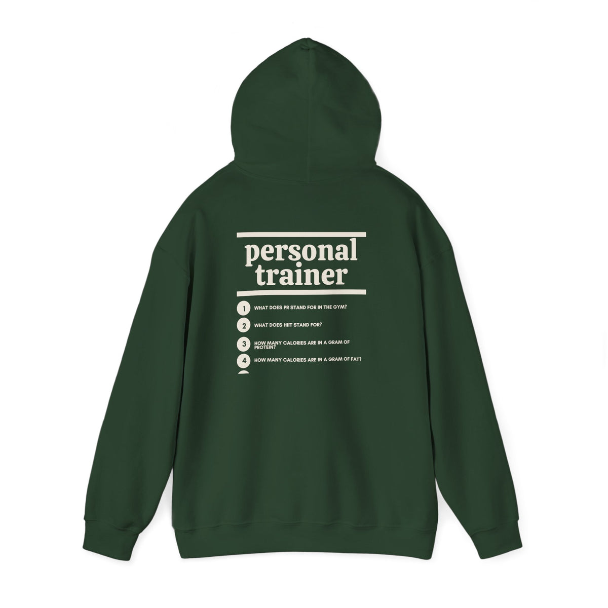 Personal Trainer Work Hoodie