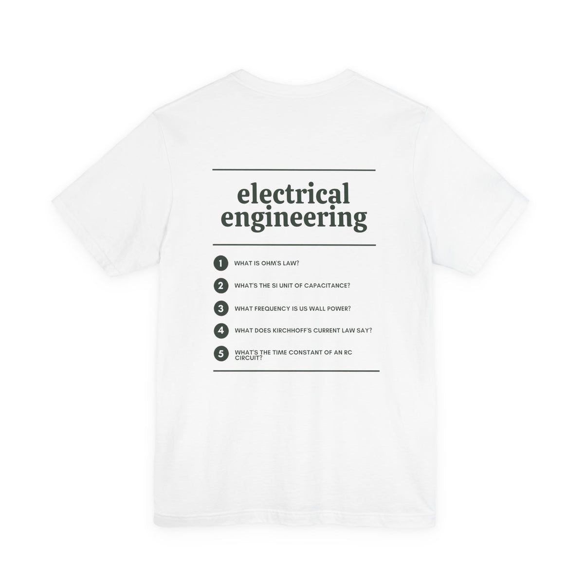 Electrical Engineering Major T‑Shirt