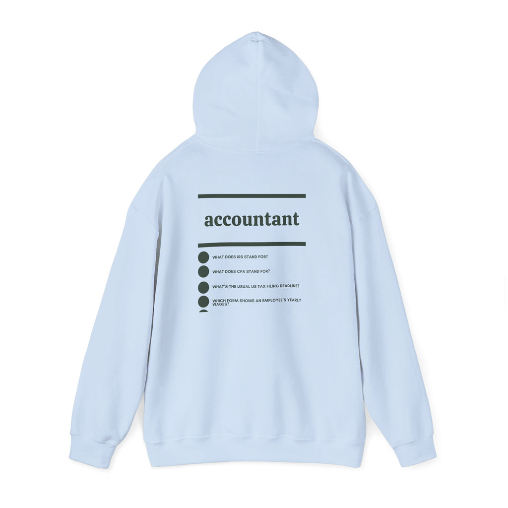 Accountant Work Hoodie