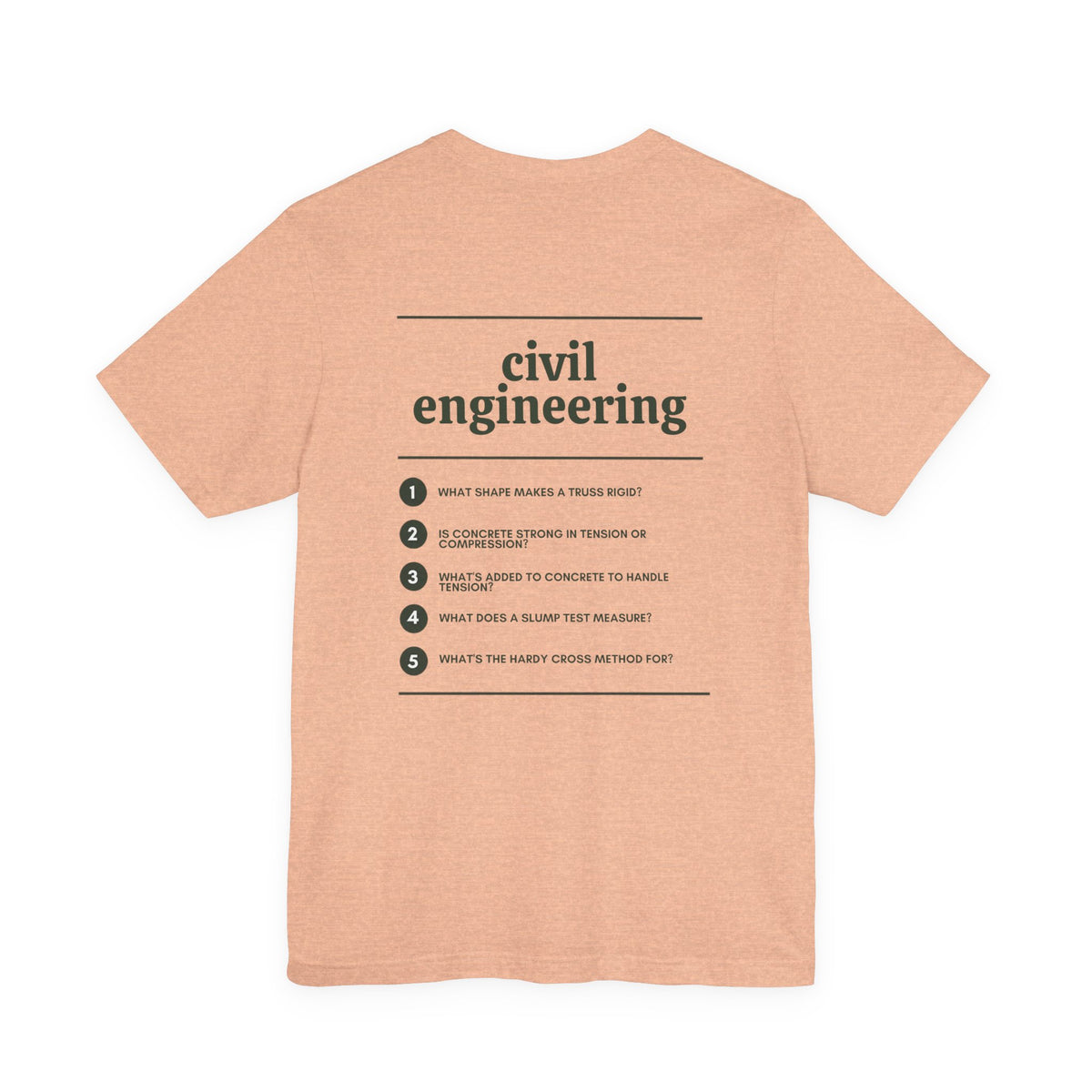Civil Engineering Major T‑Shirt