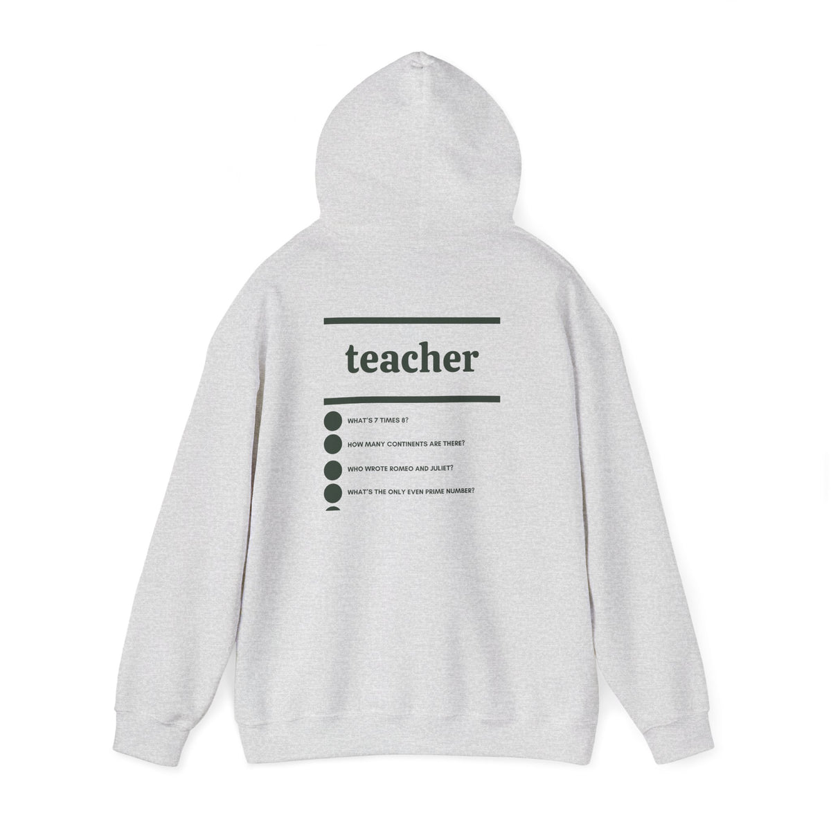 Teacher Work Hoodie