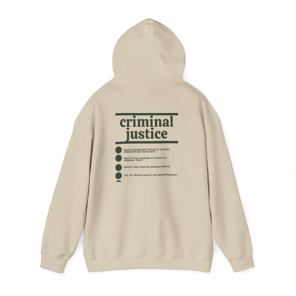 Criminal Justice Major Hoodie