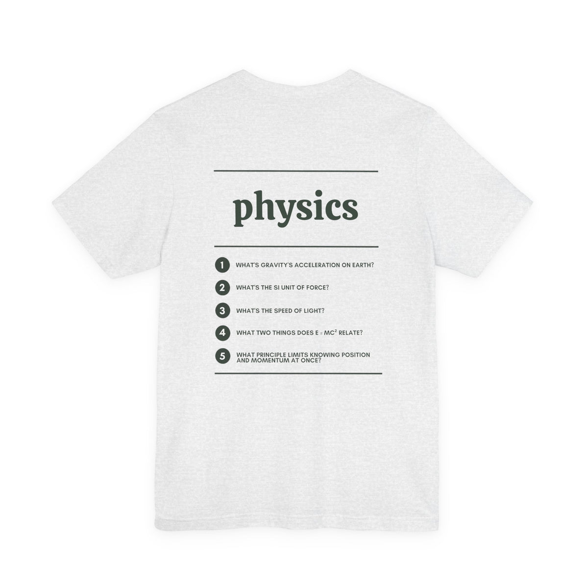 Physics Major T‑Shirt