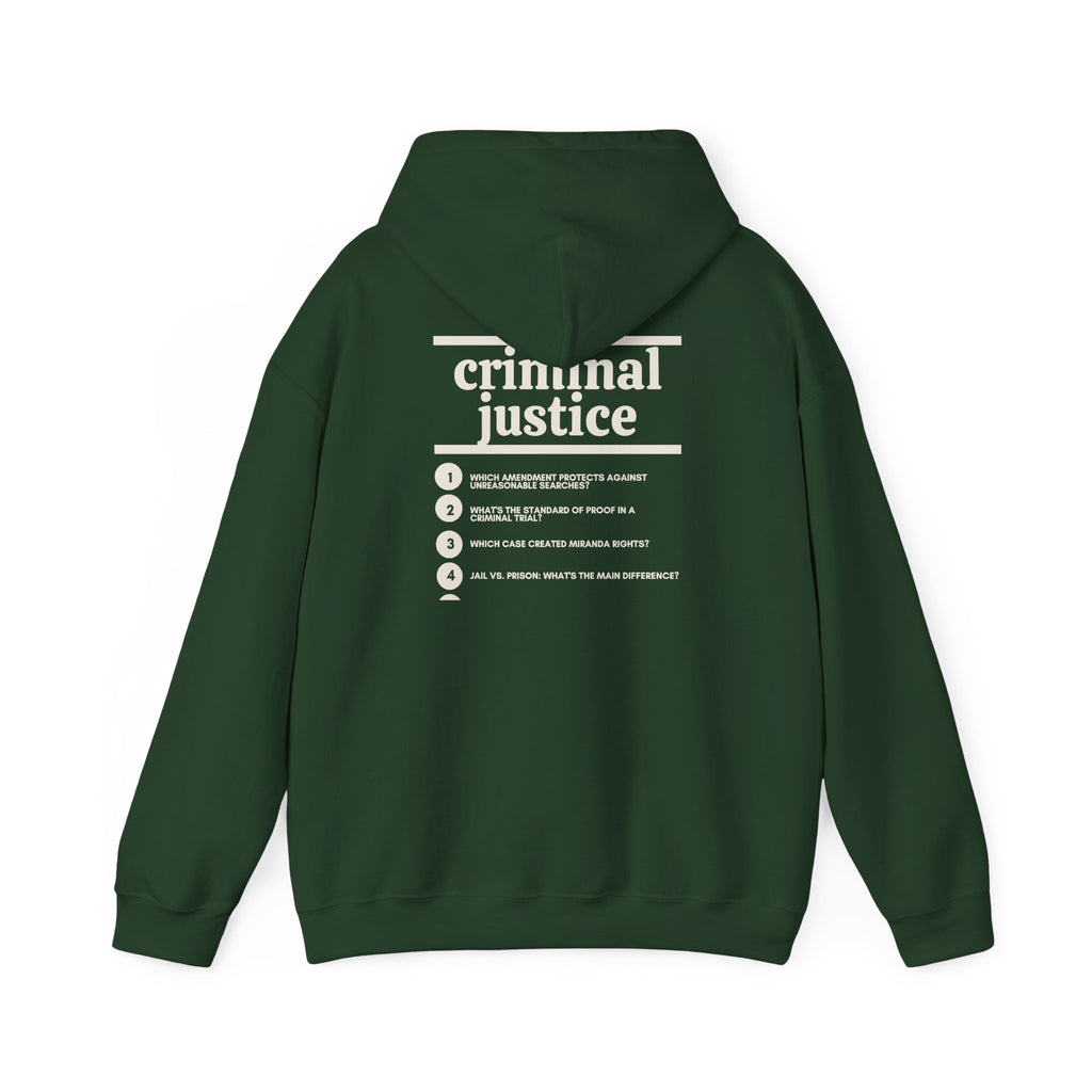 Criminal Justice Major Hoodie