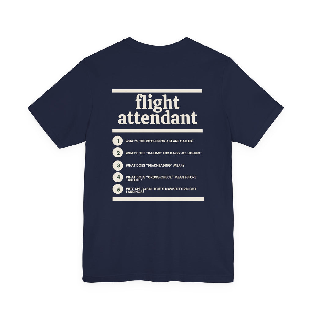 Flight Attendant Work T-Shirt