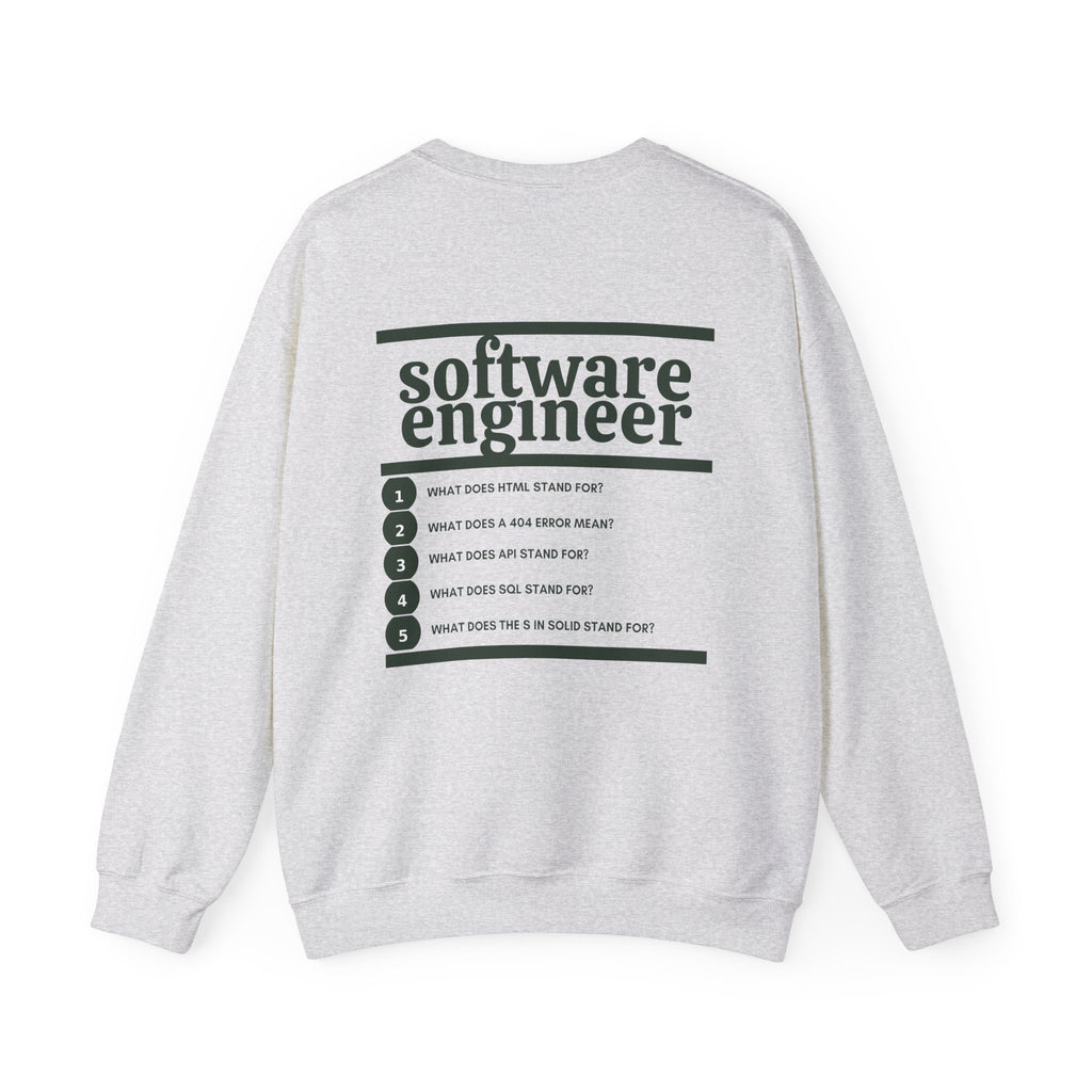 Software Engineer Work Crewneck