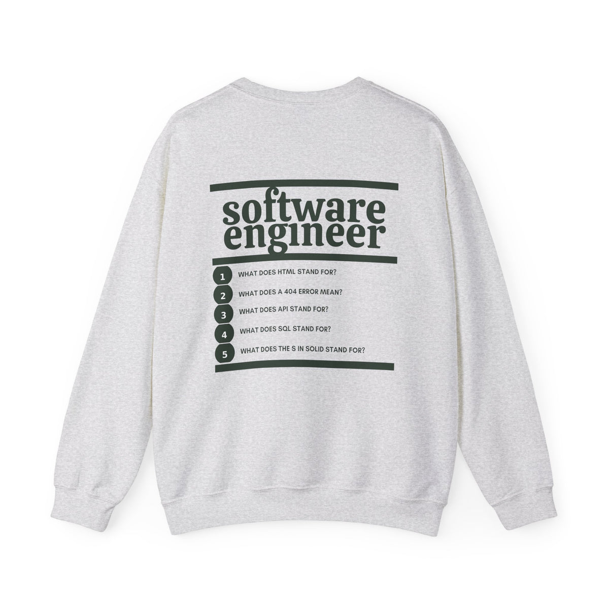 Software Engineer Work Crewneck